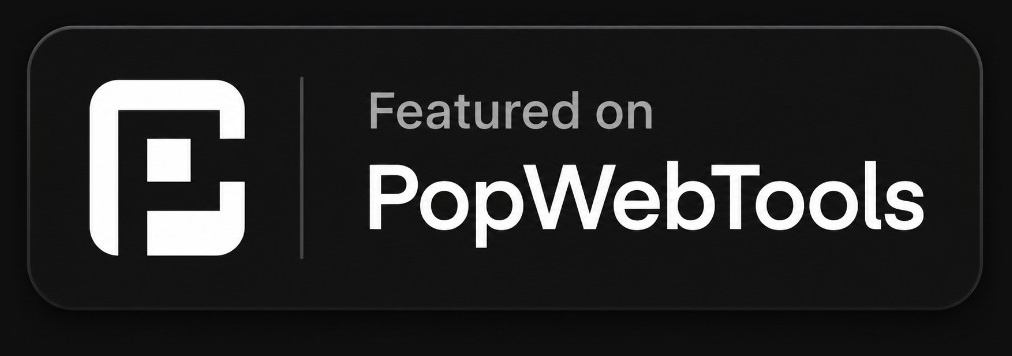 Featured on PopWebTools