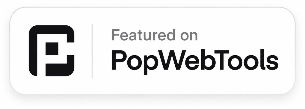 Featured on PopWebTools